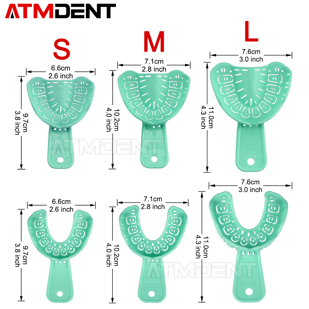 Teeth Whitening Trays - Bandeja de plástico para impressão dentária,