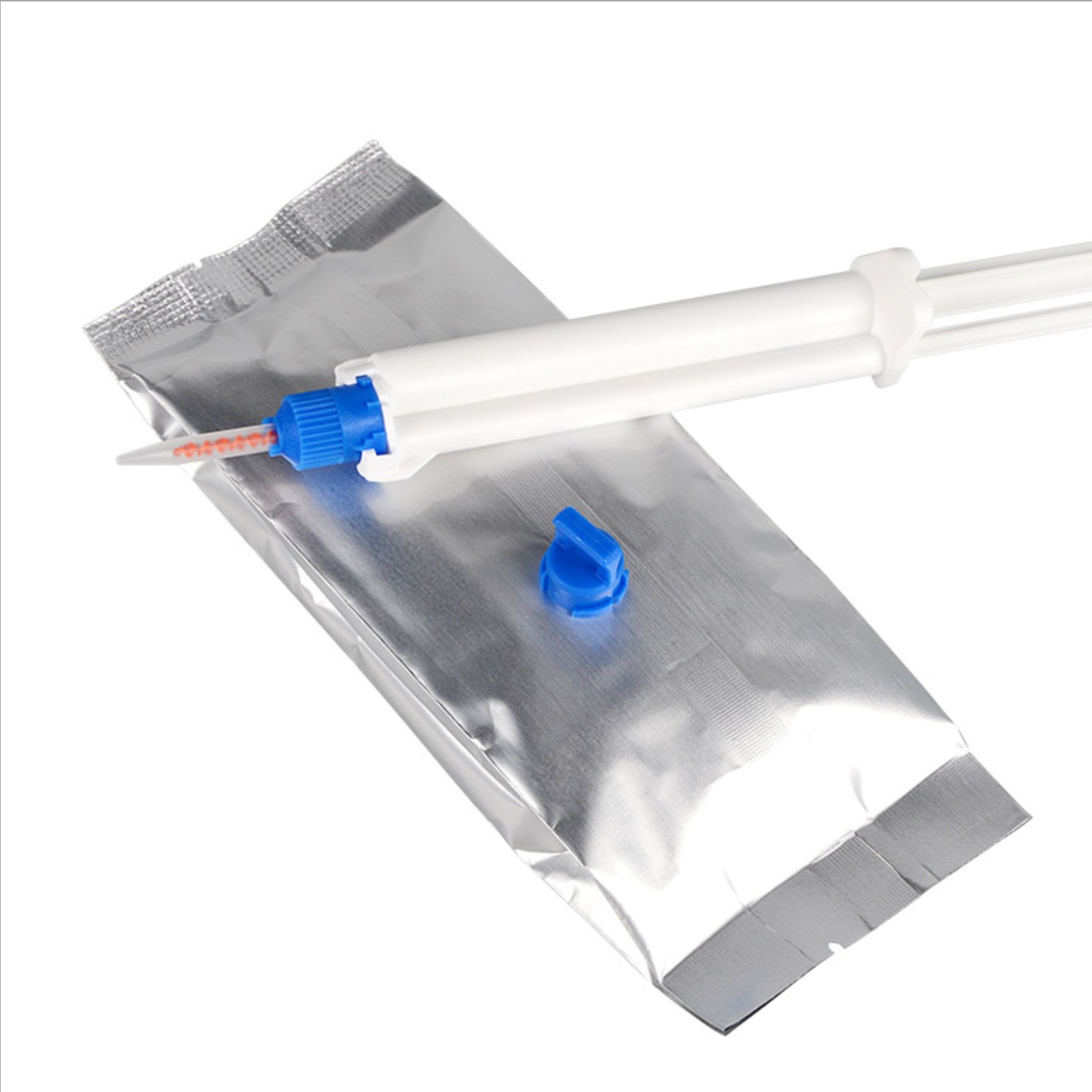 Teeth Whitening Gel Syringes - Seringa de barril duplo, gel de