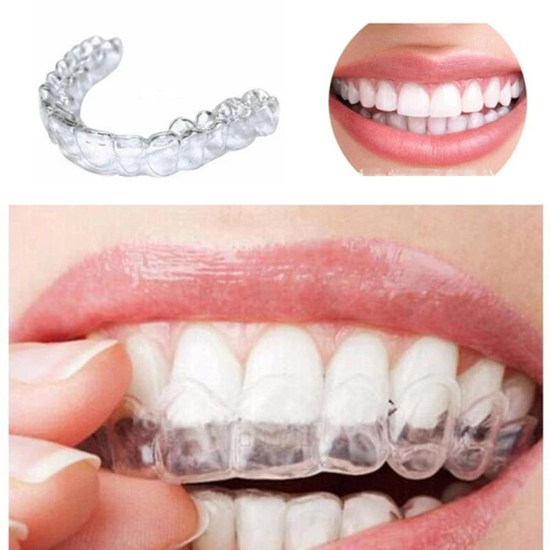 Teeth Whitening Mouth Guard - 2/4/12 pçs anti ronco dormir boca