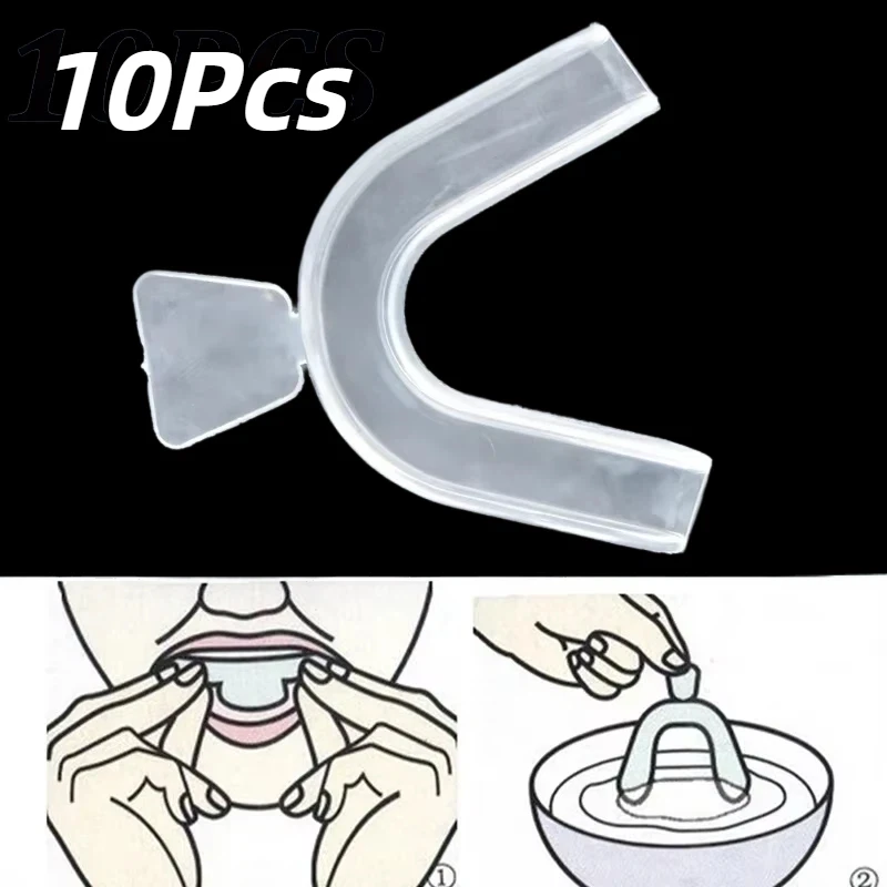 Teeth Whitening Mouth Guard - Conjunto com 10 Protetores Bucais de