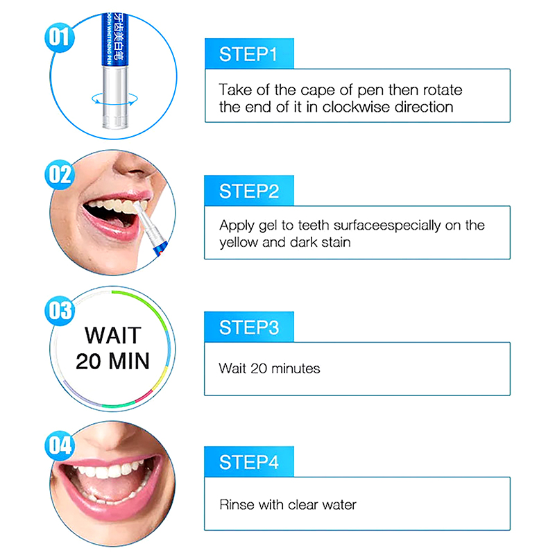 Caneta Clareadora de Dentes Pr - Teeth Whitening Gel Pen avaliação e preço
