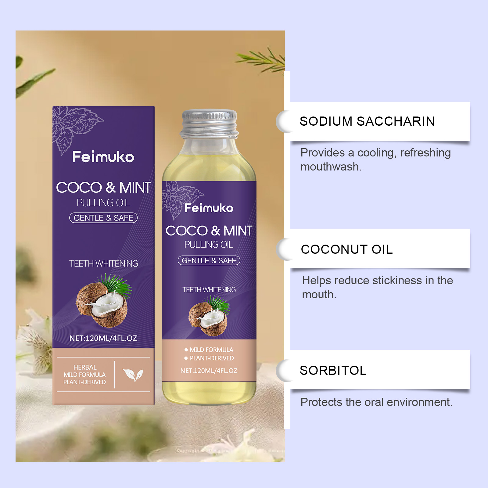 Óleo de Coco e Hortelã-Pimenta - Teeth Whitening With Coconut Oil avaliação e preço