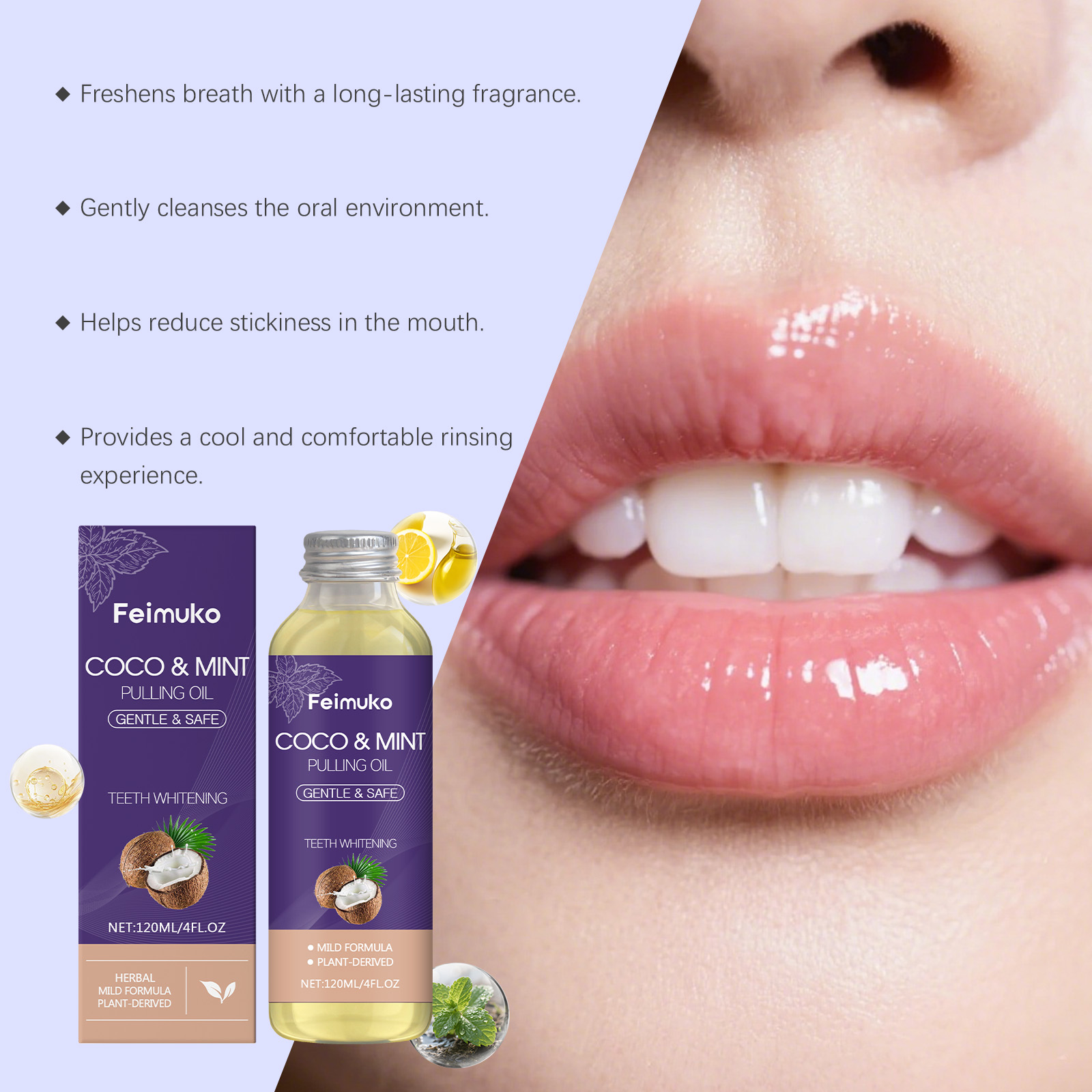 Óleo de Coco e Hortelã-Pimenta - Teeth Whitening With Coconut Oil avaliação e preço