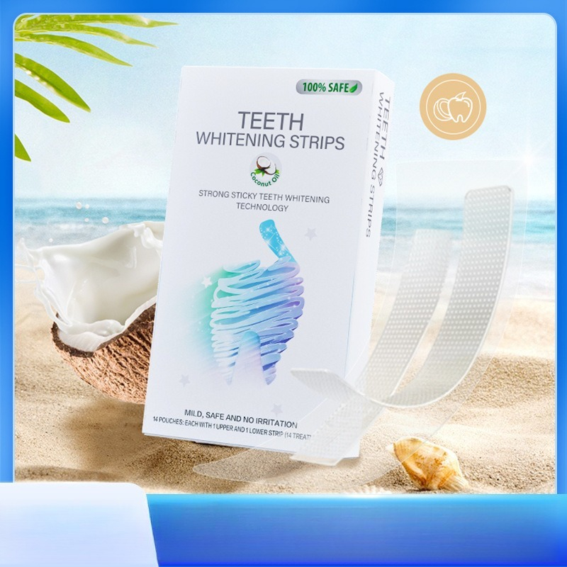 Adesivo de beleza 6D com óleo  - Teeth Whitening With Coconut Oil avaliação e preço