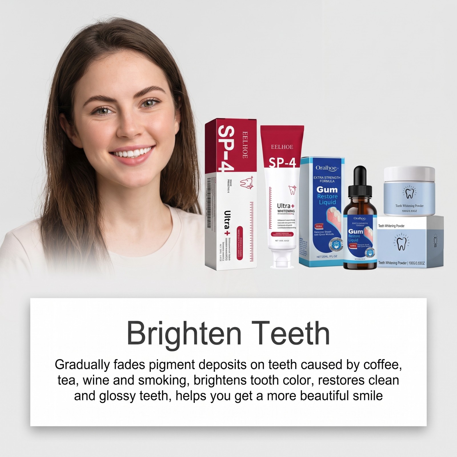 Kit de Cuidados Bucais: Pasta  - Teeth Whitening Gels avaliação e preço