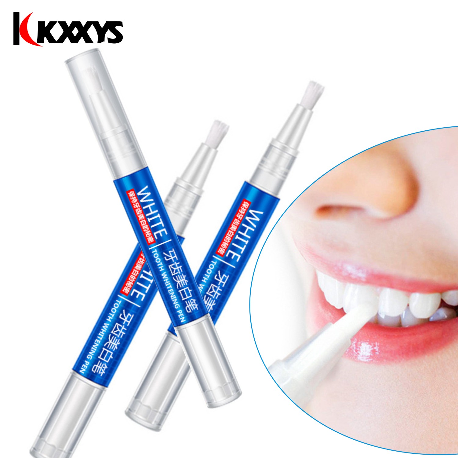 2 pçs * 3ml popular dentes bra - Teeth Whitening Gel Pen avaliação e preço