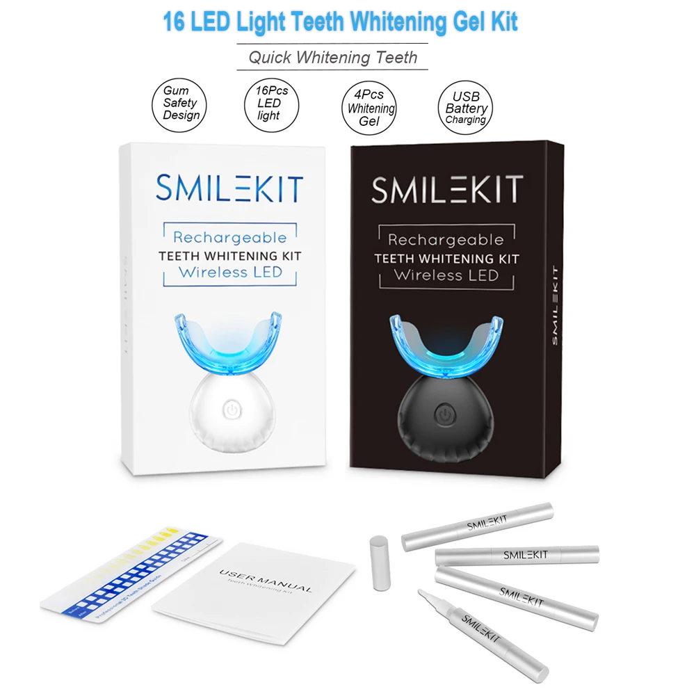 Kit de clareamento dental dos  - Teeth Whitening Gels avaliação e preço