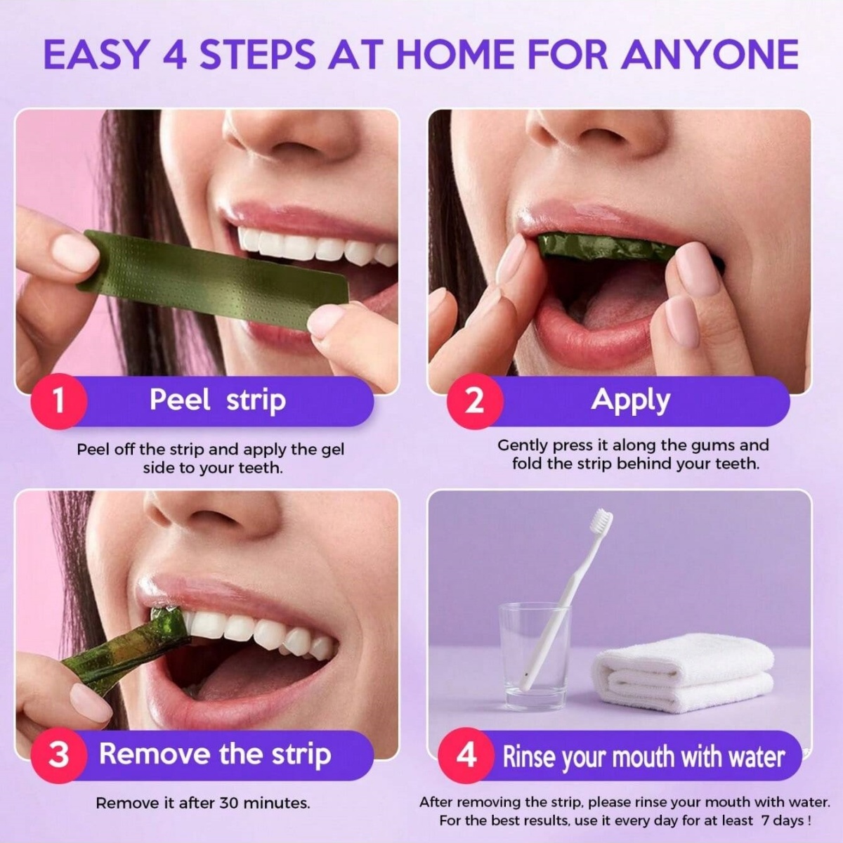 Adesivos de clareamento dental - Teeth Whitening Gels avaliação e preço