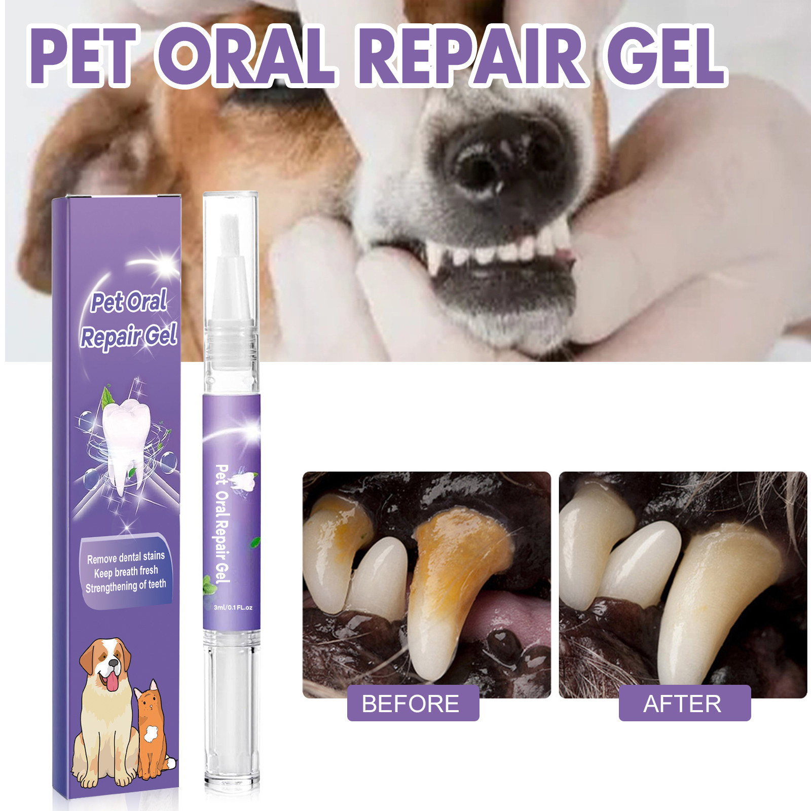 Suprimentos de Limpeza para Cã - Teeth Whitening Gels avaliação e preço