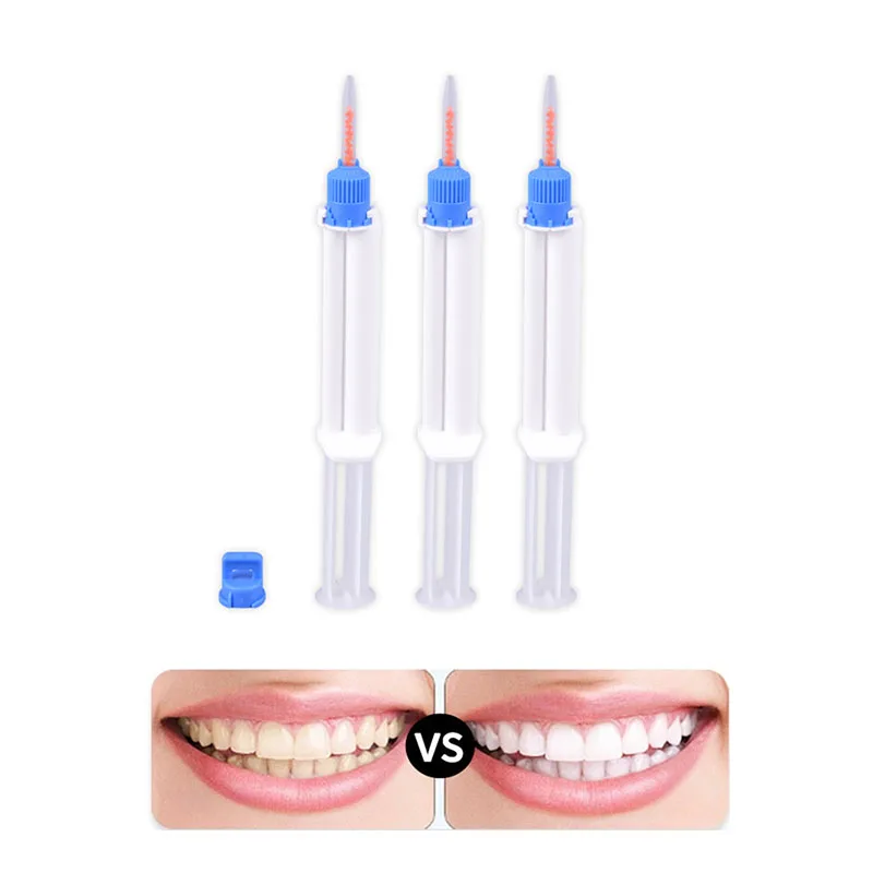 Seringa oral de barril duplo,  - Teeth Whitening Gel Syringes avaliação e preço
