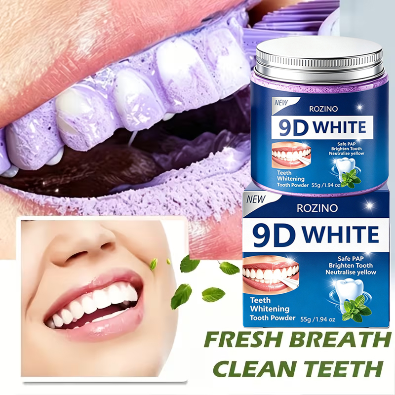 Pó Dental Rozino 9D de Hidroxi - Teeth Whitening With Coconut Oil avaliação e preço
