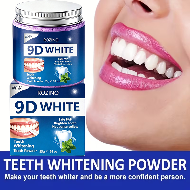 Pó Dental Rozino 9D de Hidroxi - Teeth Whitening With Coconut Oil avaliação e preço